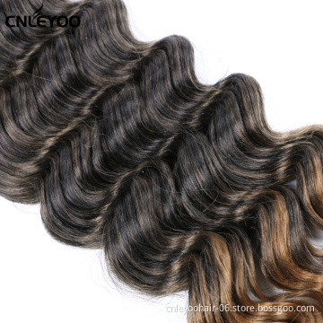 Multiple specifications can be customized ladies synthetic lace loose wave wig